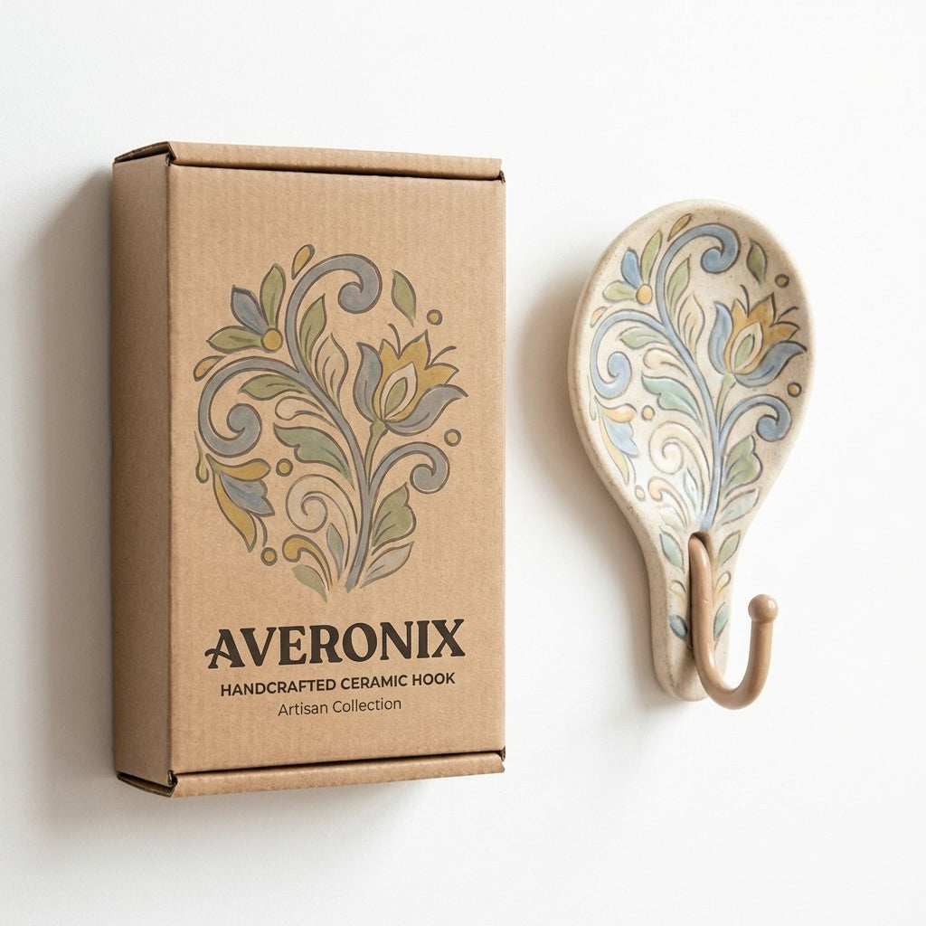 AVERONIX Handcrafted Ceramic Wall Hook