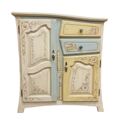 Vintage French-Style Accent Cabinet