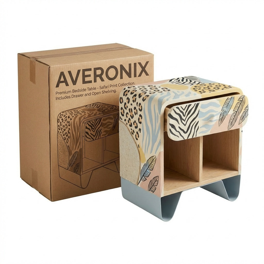 AVERONIX Premium Bedside Table