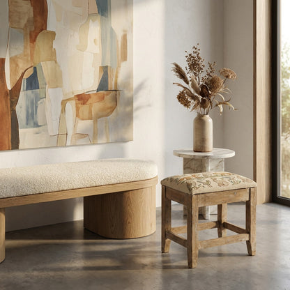AVERONIX Handcrafted Wooden Stool